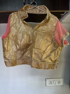 Golden Embellished Blouse