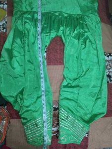 Vibrant Green Silk Suit