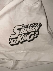 shaman king collaboration White Graphic Tee