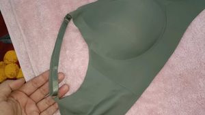 Comfortable Green Seamless jelly Bralette