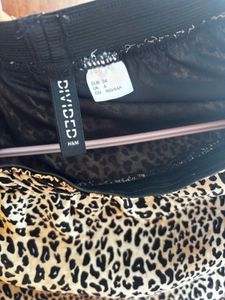 Leopard Print Midi Skirt