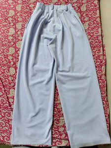 Light Blue Wide Leg Pants