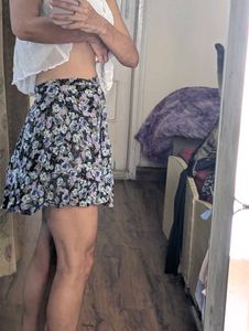 Floral Mini Skirt