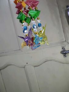 hand made Beaded Chandelier