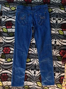 Y2K vintage/grunge low waist blue denim jeans 💓