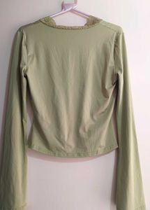 Elegant Lace Trim Top