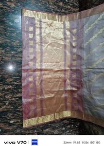 Elegant pure silk organza saree