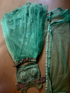 Sea Green Embellished Lehenga Set 🌸✨