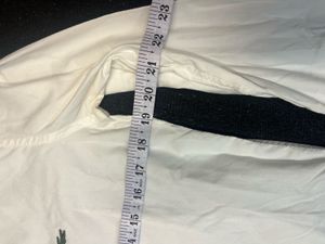 Lacoste White Button-Down Shirt