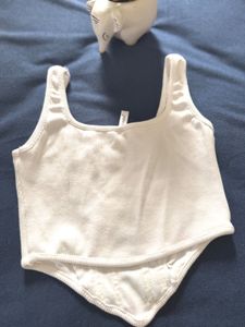 White Crop Top