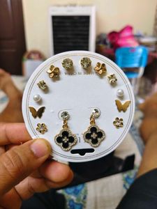 7 Pairs Earrings Combo Set
