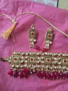 Kundan Choker Necklace Set
