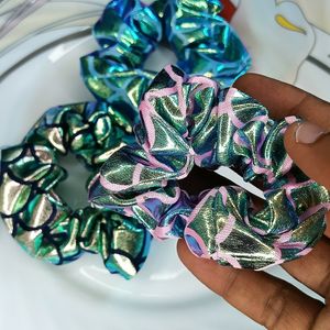 Mermaid Scrunchies 6 Pc