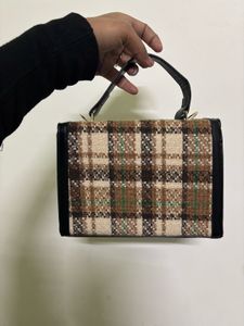 Plaid Crossbody Bag
