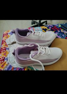Women's Lavender &amp; White Sneakers