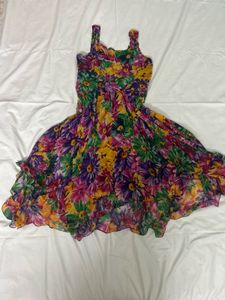 Vibrant Floral Summer Dress