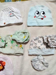 9 set of mittens, cap socks