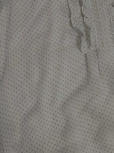 Chic White Polka Dot Top