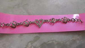 Heart bracelet with Crystals