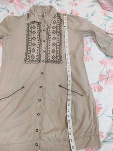 Boho Embroidered Tunic Top