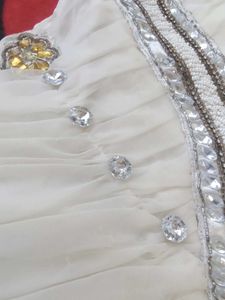 Net White Gown