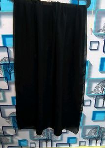 Black Embellished Dupatta soft &amp; silk pearl border