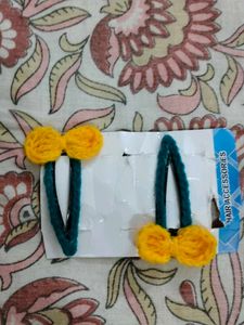 Crochet Hair clips