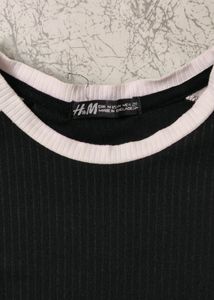 Black And White Baby Tee