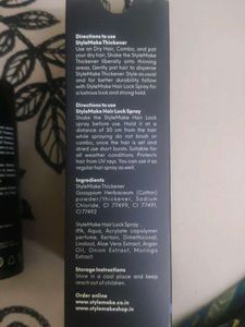 StyleMake Hair Thickener &amp; Spray