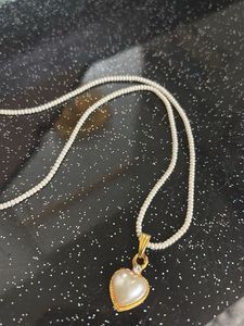 Heart Pearl Necklace