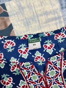 Beautiful Blue Printed Kurta