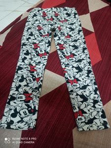 Minnie Mouse Print Leggings