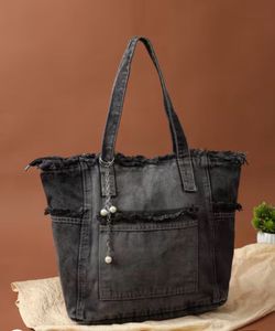 Shein Stylish Denim Tote Bag