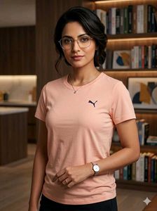 Puma Peach Logo T-Shirt