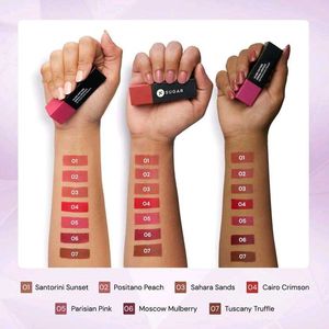 SUGAR Glide Peptide Serum Lipstick- 02 Positano Pe