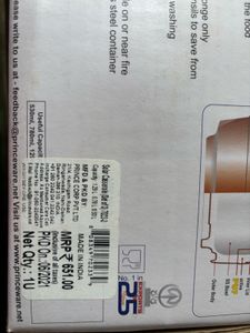 Unopened Solar Insulated Casserole 3 size Set