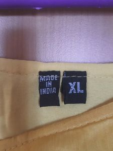Embroidered Yellow Long Jacket and gown