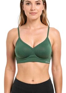 Comfortable Green Seamless jelly Bralette