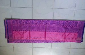 Pink & Green Saree Combo with Blouses