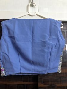 Pleated Blue Skirt