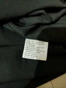 Black Sheer-Panel Cocktail Dress