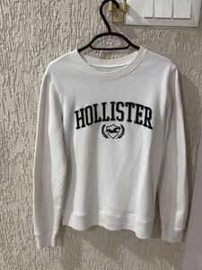 Hollister White Sweatshirt