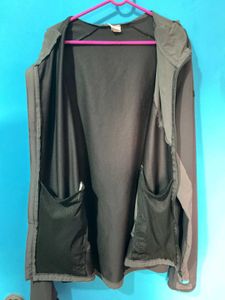 Decathlon Men's Black Trekking Jacket