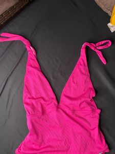 pink bodysuit