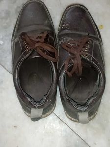 Men's Brown Leather Casual Shoes