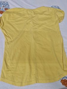 Comfortable Yellow Henley Top