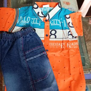 Shirt With Helf Pant