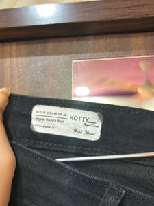 Black straight fit jeans