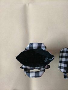 Gingham Scrunchie, Pouch &amp; Mini Bag Set
