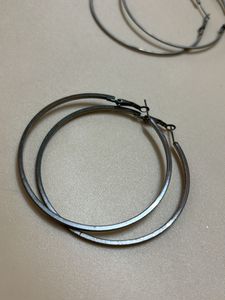 Set Of 3 Preloved Hoop Earrings